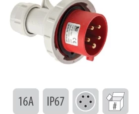 Снимка на 802PB39 Подвижен щепсъл IP67 16A 5P