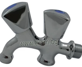 Снимка на 104TM24 Канелка никелирана 1/2" със извод 3/4"